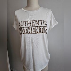 White Graphic Short Sleeve Tee